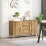 Aparador de madera de ingeniería roble artisan 100x36x60 cm de , Aparadores - Ref: Foro24-856903, Precio: 95,53 €, Descuento: %