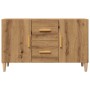 Aparador de madera de ingeniería roble artisan 100x36x60 cm de , Aparadores - Ref: Foro24-856903, Precio: 95,53 €, Descuento: %