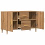 Aparador de madera de ingeniería roble artisan 100x36x60 cm de , Aparadores - Ref: Foro24-856903, Precio: 95,53 €, Descuento: %