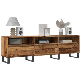 Mueble de TV madera ingeniería madera envejecida 150x30x44,5 cm de , Muebles TV - Ref: Foro24-857193, Precio: 105,67 €, Descu...