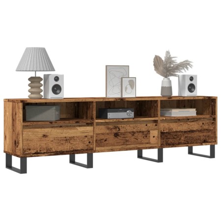 Mueble de TV madera ingeniería madera envejecida 150x30x44,5 cm de , Muebles TV - Ref: Foro24-857193, Precio: 105,67 €, Descu...