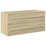 Set de muebles de baño 2 pzas madera contrachapada roble Sonoma de , Muebles de baño - Ref: Foro24-3325048, Precio: 309,58 €,...