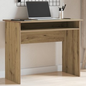 Escritorio de madera de ingeniería roble artisan 90x50x74 cm de , Escritorios - Ref: Foro24-855977, Precio: 72,84 €, Descuent...