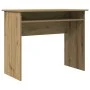 Escritorio de madera de ingeniería roble artisan 90x50x74 cm de , Escritorios - Ref: Foro24-855977, Precio: 70,49 €, Descuent...