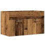 Mueble de lavabo madera de ingeniería envejecida 80x38,5x46 cm de , Muebles de baño - Ref: Foro24-856211, Precio: 54,35 €, De...