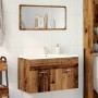 Mueble de lavabo madera de ingeniería envejecida 80x38,5x46 cm de , Muebles de baño - Ref: Foro24-856211, Precio: 54,35 €, De...