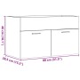 Mueble de lavabo madera de ingeniería envejecida 80x38,5x46 cm de , Muebles de baño - Ref: Foro24-856211, Precio: 54,35 €, De...