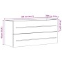 Armario para lavab contrachapada color roble 100x38,5x48 cm de , Muebles de baño - Ref: Foro24-856232, Precio: 66,72 €, Descu...