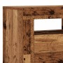 Mueble TV luces LED madera ingeniería envejecida 90x35x40 cm de , Muebles TV - Ref: Foro24-856321, Precio: 72,48 €, Descuento: %