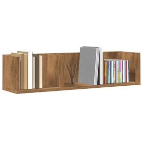Estante de pared CD madera ingeniería roble artisan 75x18x18 cm de , Estantes y estanterías - Ref: Foro24-855949, Precio: 24,...