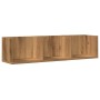 Estante de pared CD madera ingeniería roble artisan 75x18x18 cm de , Estantes y estanterías - Ref: Foro24-855949, Precio: 24,...