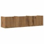 Estante de pared CD madera ingeniería roble artisan 75x18x18 cm de , Estantes y estanterías - Ref: Foro24-855949, Precio: 24,...