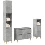 Set muebles de baño 2 piezas madera contrachapada gris hormigón de , Muebles de baño - Ref: Foro24-3324949, Precio: 190,12 €,...