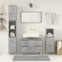 Set muebles de baño 2 piezas madera contrachapada gris hormigón de , Muebles de baño - Ref: Foro24-3324949, Precio: 190,12 €,...