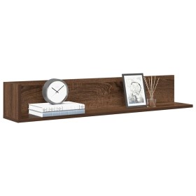 Estantes de pared 2 uds madera roble marrón 100x16,5x16,5 cm de , Estantes y estanterías - Ref: Foro24-860046, Precio: 46,60 ...