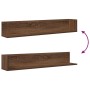 Estantes de pared 2 uds madera roble marrón 100x16,5x16,5 cm de , Estantes y estanterías - Ref: Foro24-860046, Precio: 46,60 ...