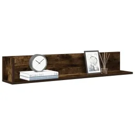 Estantes de pared 2 uds madera roble ahumado 100x16,5x16,5 cm de , Estantes y estanterías - Ref: Foro24-860044, Precio: 40,83...