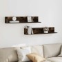 Estantes de pared 2 uds madera roble ahumado 100x16,5x16,5 cm de , Estantes y estanterías - Ref: Foro24-860044, Precio: 41,61...