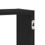 Estante cubo de pared 5 compartimentos madera ingeniería negro de , Estantes y estanterías - Ref: Foro24-859996, Precio: 63,8...
