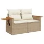 Juego de sofás jardín con cojines 6 pzas ratán sintético beige by , Garden sets - Ref: Foro24-3325999, Price: 438,56 €, Disco...