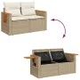 Juego de sofás jardín con cojines 6 pzas ratán sintético beige by , Garden sets - Ref: Foro24-3325999, Price: 438,56 €, Disco...