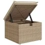 Juego de sofás jardín con cojines 6 pzas ratán sintético beige by , Garden sets - Ref: Foro24-3325999, Price: 438,56 €, Disco...