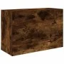 Mueble de pared baño madera ingeniería roble ahumado 60x25x40cm de , Tocadores de baño - Ref: Foro24-860071, Precio: 47,19 €,...