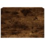 Mueble de pared baño madera ingeniería roble ahumado 60x25x40cm de , Tocadores de baño - Ref: Foro24-860071, Precio: 49,04 €,...