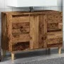 Mueble de lavabo madera ingeniería envejecida 80x33x60 cm de , Tocadores de baño - Ref: Foro24-857126, Precio: 87,91 €, Descu...