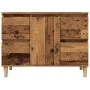 Mueble de lavabo madera ingeniería envejecida 80x33x60 cm de , Tocadores de baño - Ref: Foro24-857126, Precio: 87,91 €, Descu...