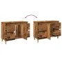 Mueble de lavabo madera ingeniería envejecida 80x33x60 cm de , Tocadores de baño - Ref: Foro24-857126, Precio: 87,91 €, Descu...
