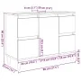 Mueble de lavabo madera ingeniería envejecida 80x33x60 cm de , Tocadores de baño - Ref: Foro24-857126, Precio: 87,91 €, Descu...