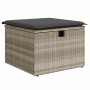 Set de sofás de jardín 7 pzas con cojines ratán PE gris claro de , Conjuntos de jardín - Ref: Foro24-3327782, Precio: 510,45 ...