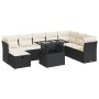 Set de sofás de jardín con cojines 9 pzas ratán sintético negro de , Conjuntos de jardín - Ref: Foro24-3327796, Precio: 571,9...