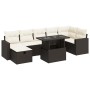 Set sofás de jardín 8 piezas y cojines ratán sintético marrón de , Conjuntos de jardín - Ref: Foro24-3327833, Precio: 558,20 ...