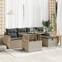 Set de sofás de jardín 6 pzas y cojines ratán sintético gris de , Conjuntos de jardín - Ref: Foro24-3327892, Precio: 502,02 €...