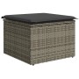 Set sofás jardín y cojines 8 pzas ratán sintético acacia gris de , Conjuntos de jardín - Ref: Foro24-3327735, Precio: 472,17 ...