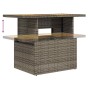 Set sofás jardín y cojines 8 pzas ratán sintético acacia gris de , Conjuntos de jardín - Ref: Foro24-3327735, Precio: 472,17 ...