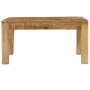 Mesa de centro de madera maciza de mango 80x80x40 cm en Mesas de centro | Comprar online en Foru.es