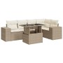 Juego de sofás jardín con cojines 6 pzas ratán sintético beige de , Conjuntos de jardín - Ref: Foro24-3326799, Precio: 525,71...