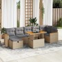 Juego de sofás jardín con cojines 5 pzas ratán sintético beige de , Conjuntos de jardín - Ref: Foro24-3328123, Precio: 530,69...