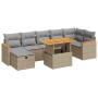 Juego de sofás jardín con cojines 5 pzas ratán sintético beige de , Conjuntos de jardín - Ref: Foro24-3328123, Precio: 530,69...