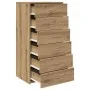 Aparador 6 cajones contrachapada color 50x34x96 cm by , Sideboards - Ref: Foro24-855891, Price: 120,46 €, Discount: %