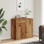 Aparador de madera contrachapada madera vieja 80x36x75 cm de , Aparadores - Ref: Foro24-856006, Precio: 87,22 €, Descuento: %