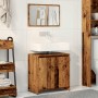 Juego de muebles de baño 2 piezas madera ingeniería envejecida de , Muebles de baño - Ref: Foro24-856067, Precio: 75,71 €, De...