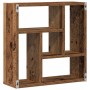 Estantería de pared madera ingeniería envejecida 45x16x45 cm de , Estantes y estanterías - Ref: Foro24-856071, Precio: 25,53 ...