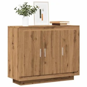 Aparador de madera de ingeniería roble artisan 92x35x75 cm von , Sideboards - Ref: Foro24-856865, Preis: 89,31 €, Rabatt: %
