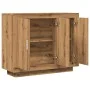 Aparador de madera de ingeniería roble artisan 92x35x75 cm de , Aparadores - Ref: Foro24-856865, Precio: 89,31 €, Descuento: %