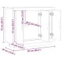Aparador de madera de ingeniería roble artisan 92x35x75 cm de , Aparadores - Ref: Foro24-856865, Precio: 89,31 €, Descuento: %