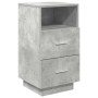 Mesilla de noche con 2 cajones gris cemento 36x36x68 cm de , Mesitas de noche - Ref: Foro24-858584, Precio: 56,29 €, Descuent...